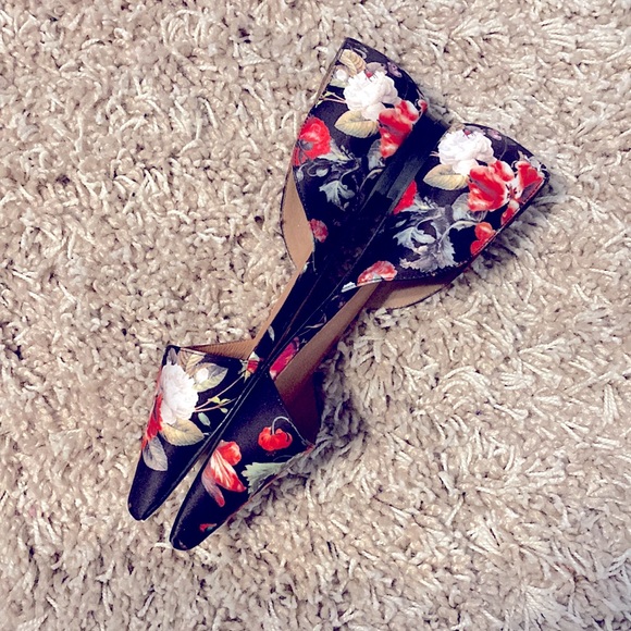 NWT Halogen Floral Flats - Picture 2 of 3